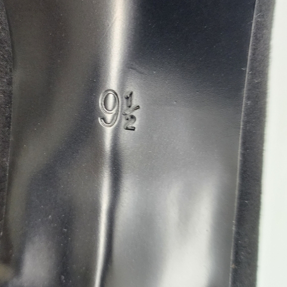 Kelly And Katie Faux Suede Leopard Print Pony Hair 4" Heel Ankle Boot Size 9 1/2 - Picture 13 of 13